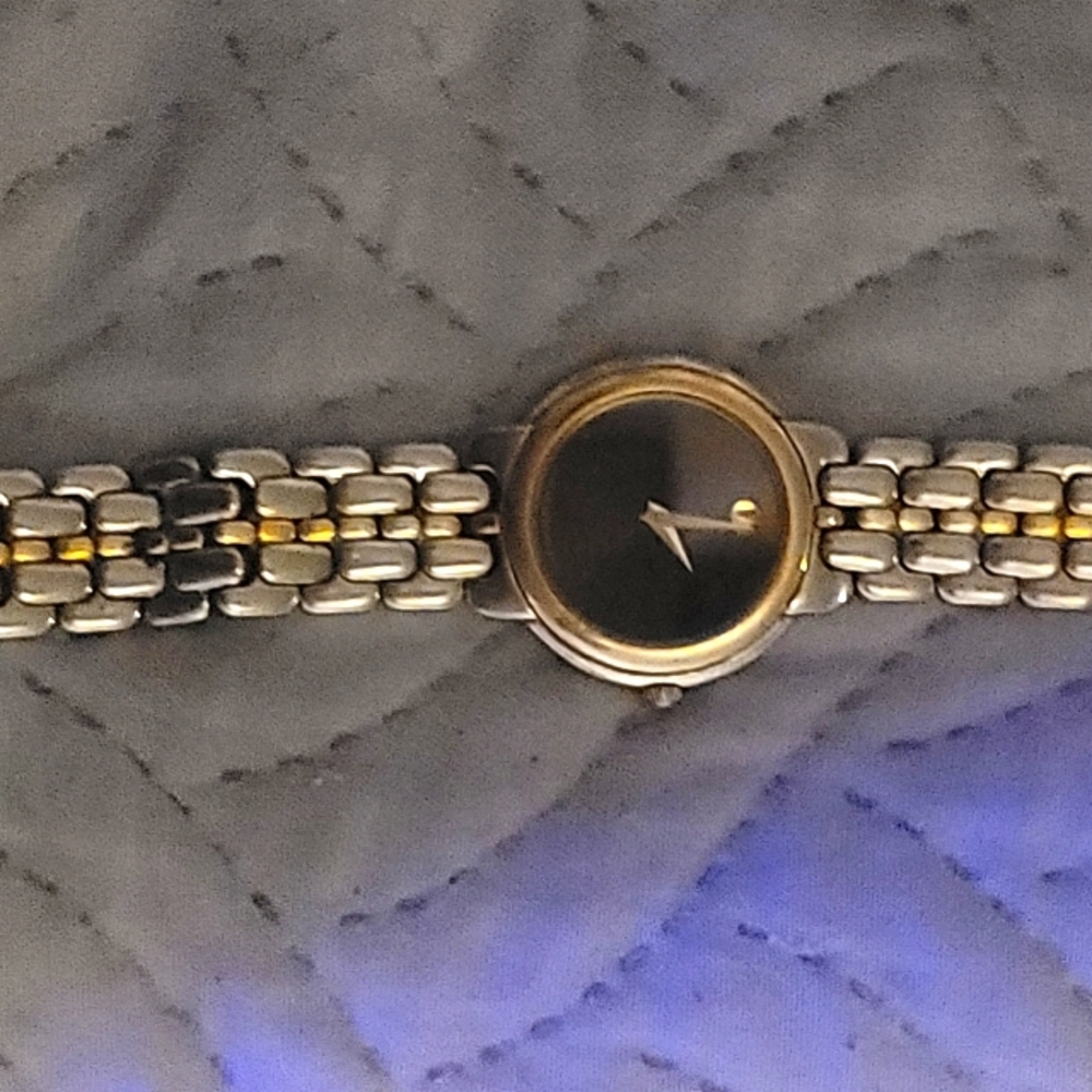 Movado Stainless and Gold Ladies Watch